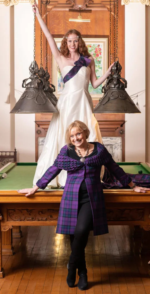 Joyce Young OBE in her showroom