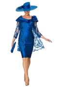 Regal dress and lace coat