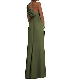 Dessy Collections Bridesmaid Evening Dress Style 3111 - Satin Green