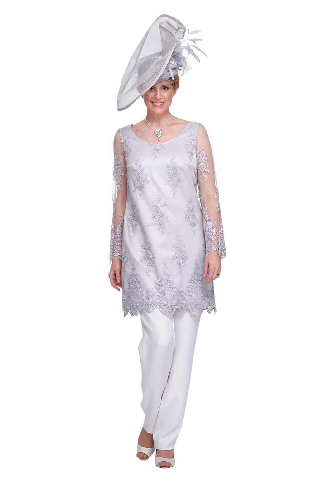 Embroidered and Beaded Tunic and Trousers