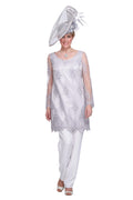 Embroidered and Beaded Tunic and Trousers