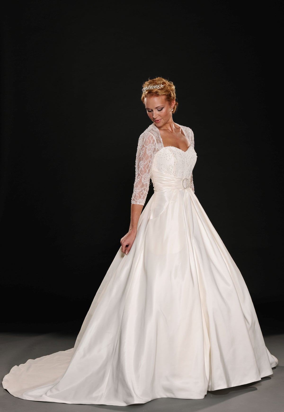 SALE Elena - Elegant A-Line Wedding Dress