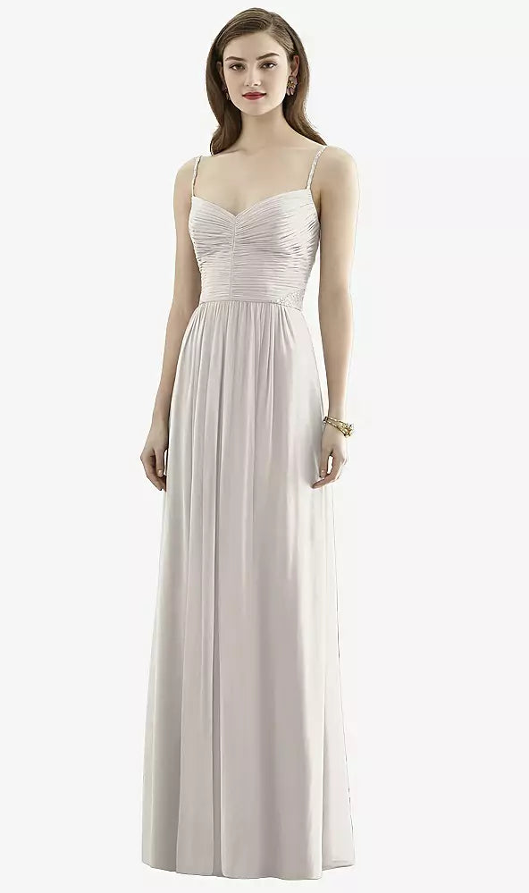 SALE Full Length Oyster Chiffon