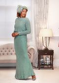 Hand Beaded Silk Georgette Dress and Top