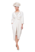 Judy Murray Wool Coat and Silk Dress