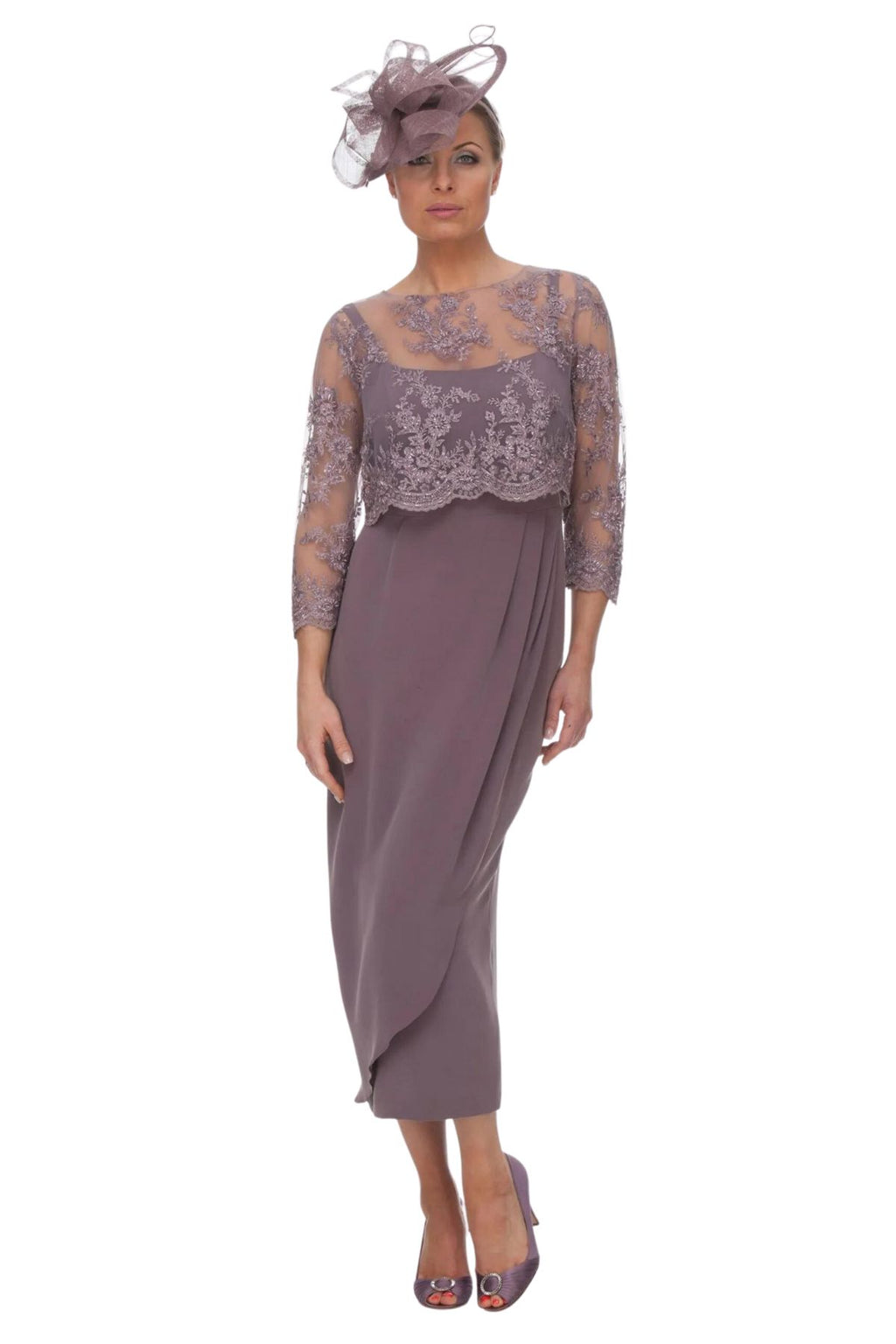 Grape Dress and Beaded Top