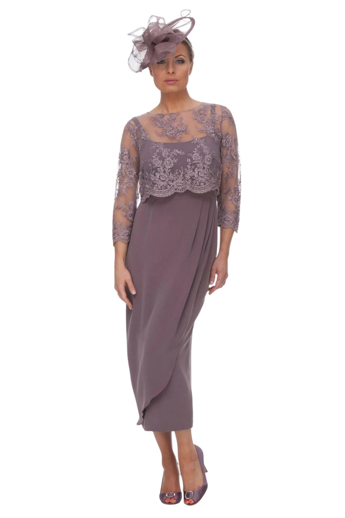 Grape Dress and Beaded Top
