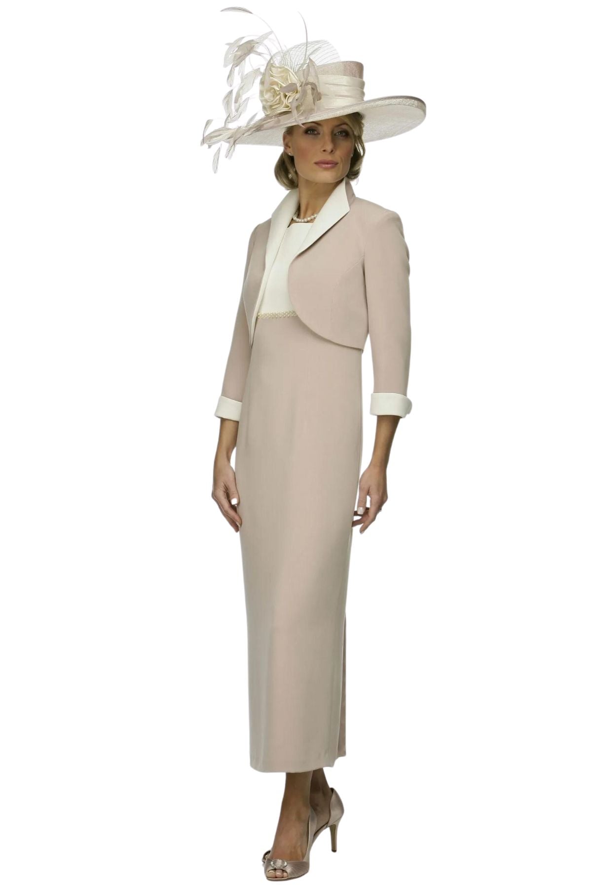 2 Tone Dress and Bolero Jacket