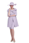 Bow Collar Coat and Dress