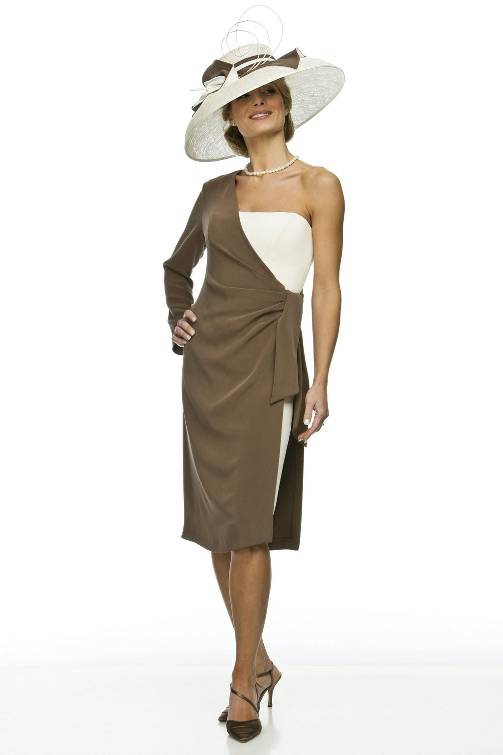 ARCHIVE SALE - Mother of the Bride Summer Asymmetric Dress