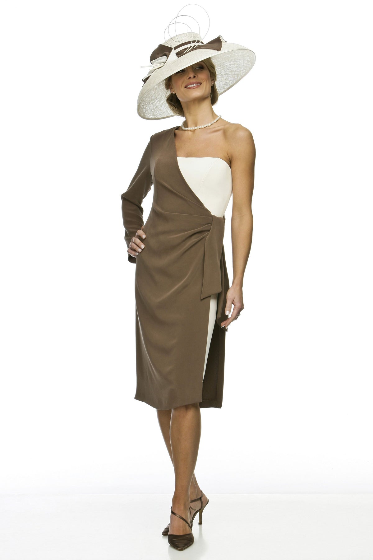 ARCHIVE SALE - Mother of the Bride Summer Asymmetric Dress