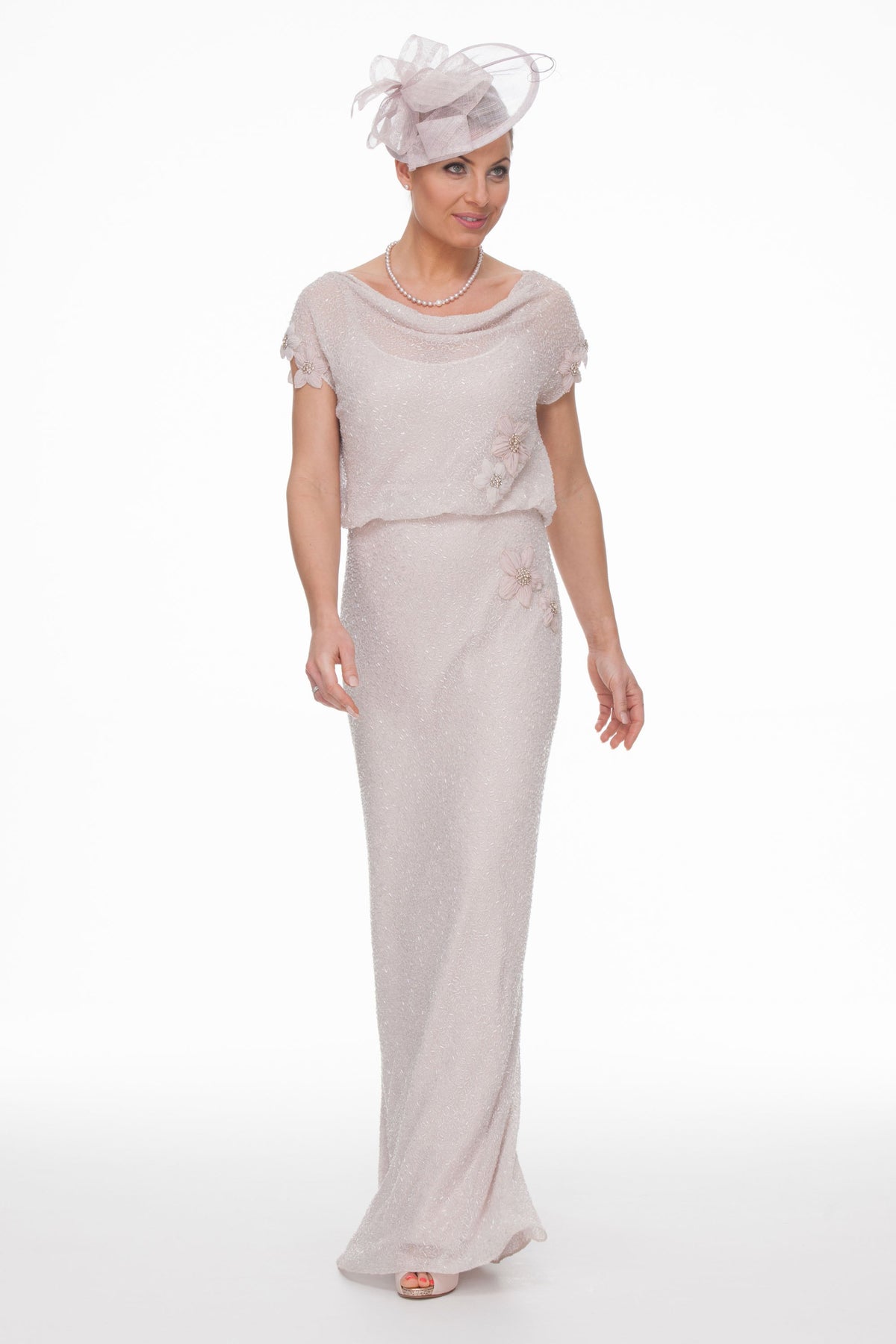 Occasion Wear - Beaded Bias Cut Dress