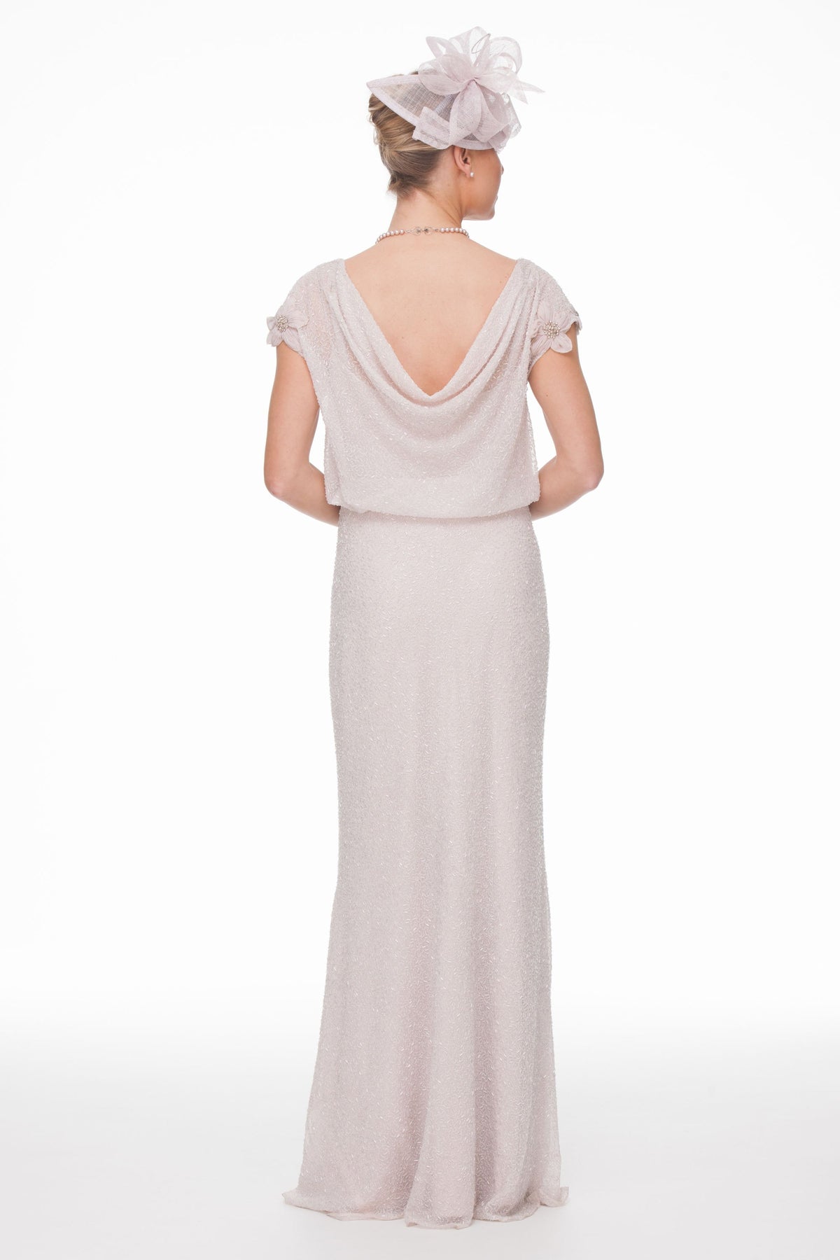 Occasion Wear - Beaded Bias Cut Dress