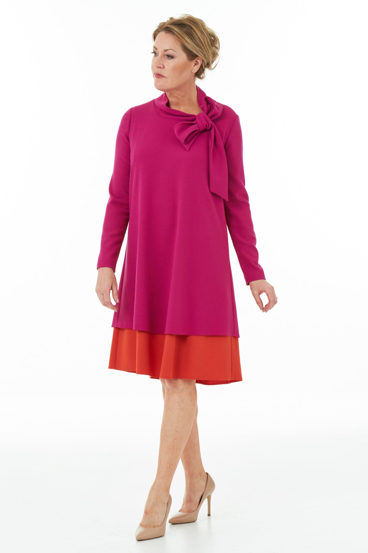Bow Neck Dress