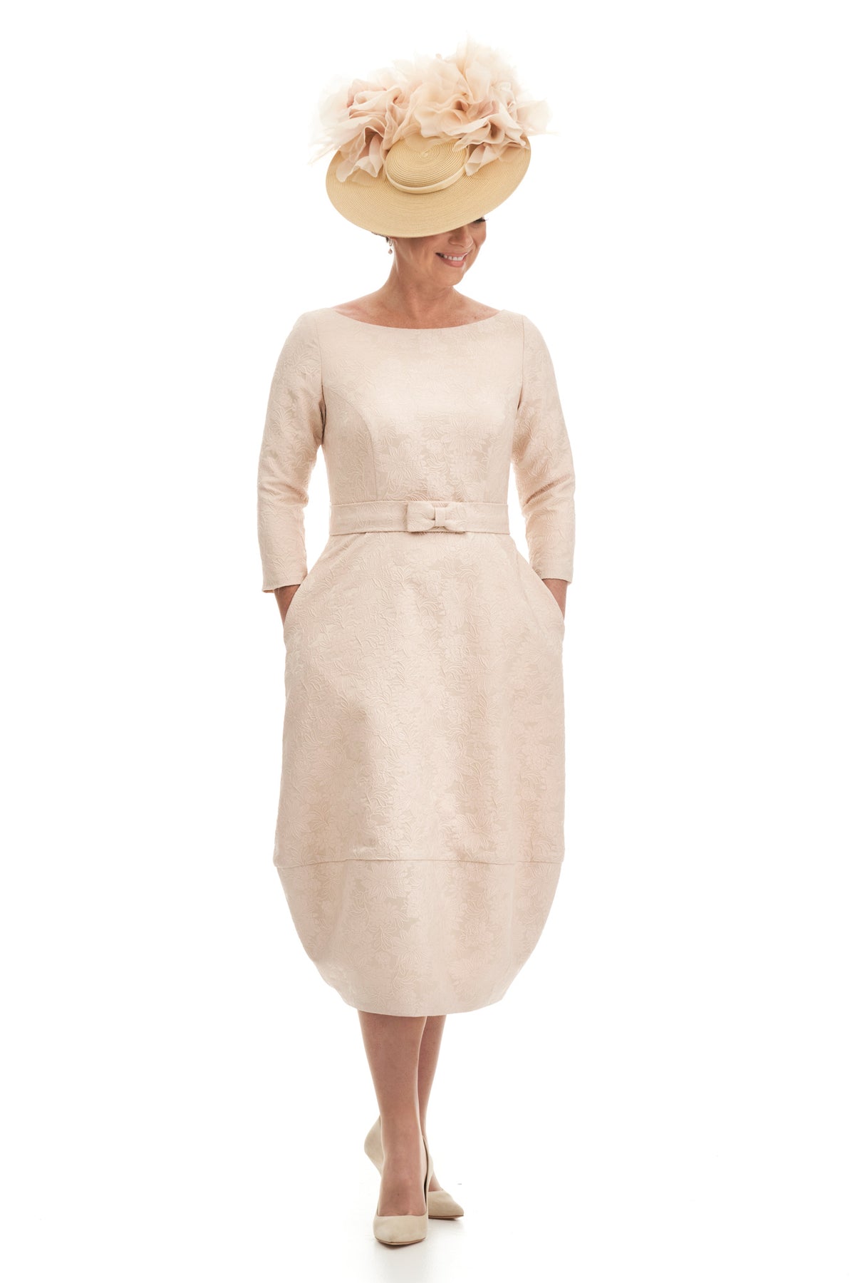 Contemporary Jacquard Bubble Dress