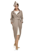 Contemporary Wool Coat and Short Sheath Dress