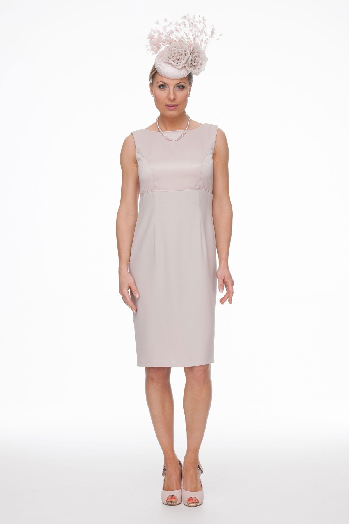 Occasion Wear - Crepe and Satin Coat and Dress