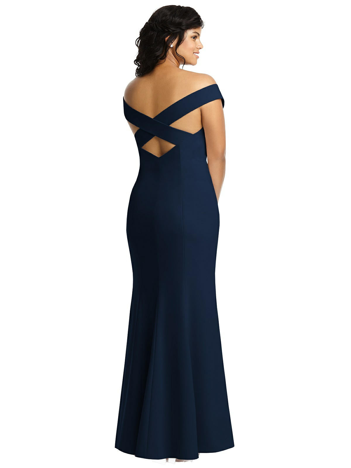 Dessy Collection Bridesmaid Evening Dress - Style 3012 Navy