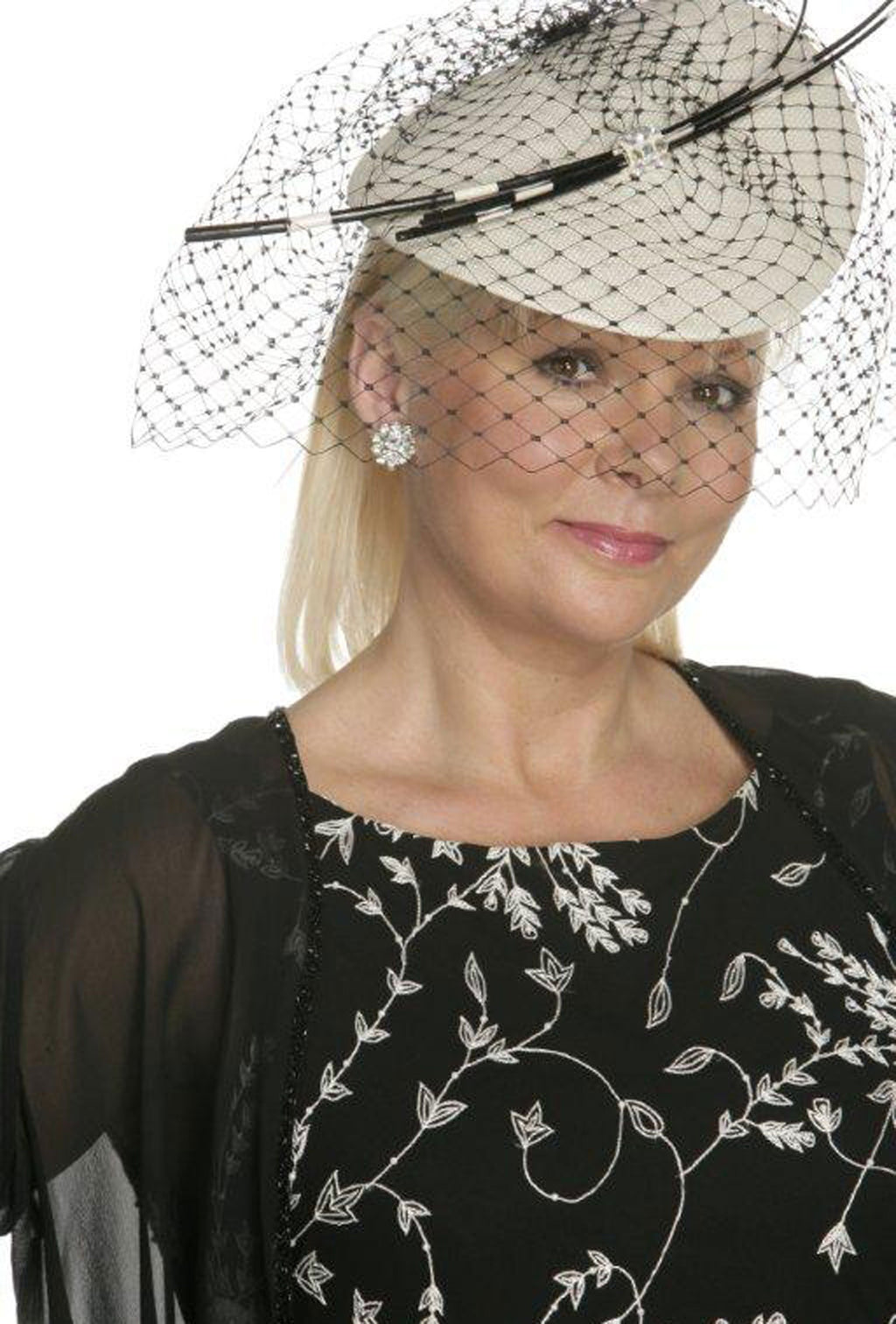Occasion Wear - Embroidered Georgette Dress and Jacket