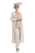 Four Piece Coat And Trouser Outfit