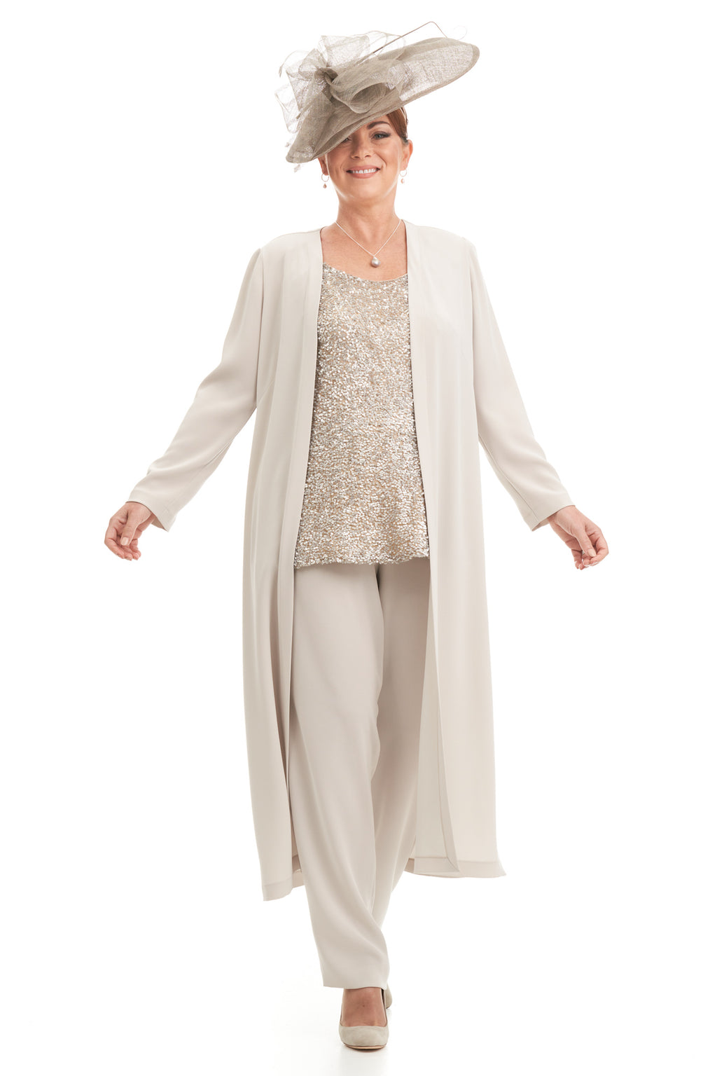 Occasion Wear - Four Piece Coat and Trouser Outfit