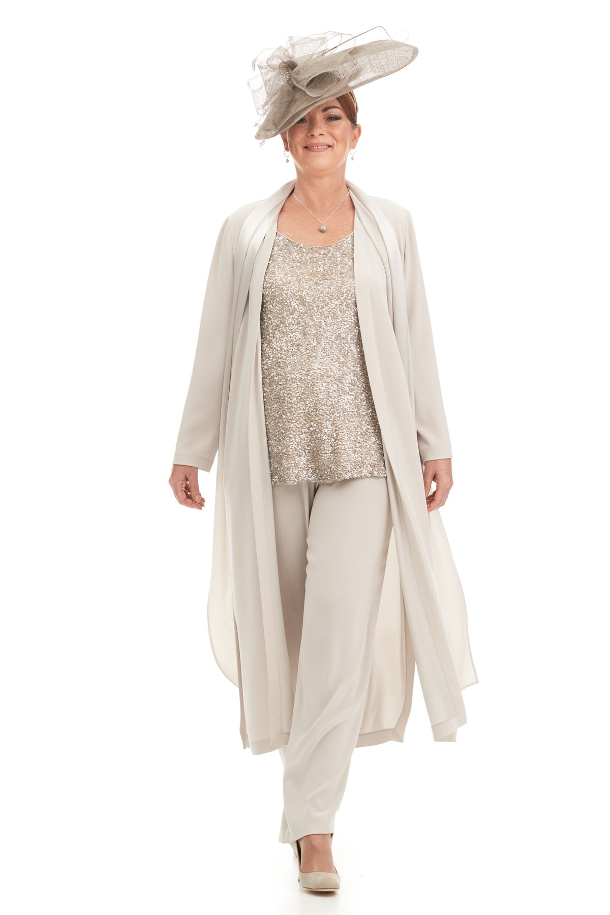Occasion Wear - Four Piece Coat and Trouser Outfit