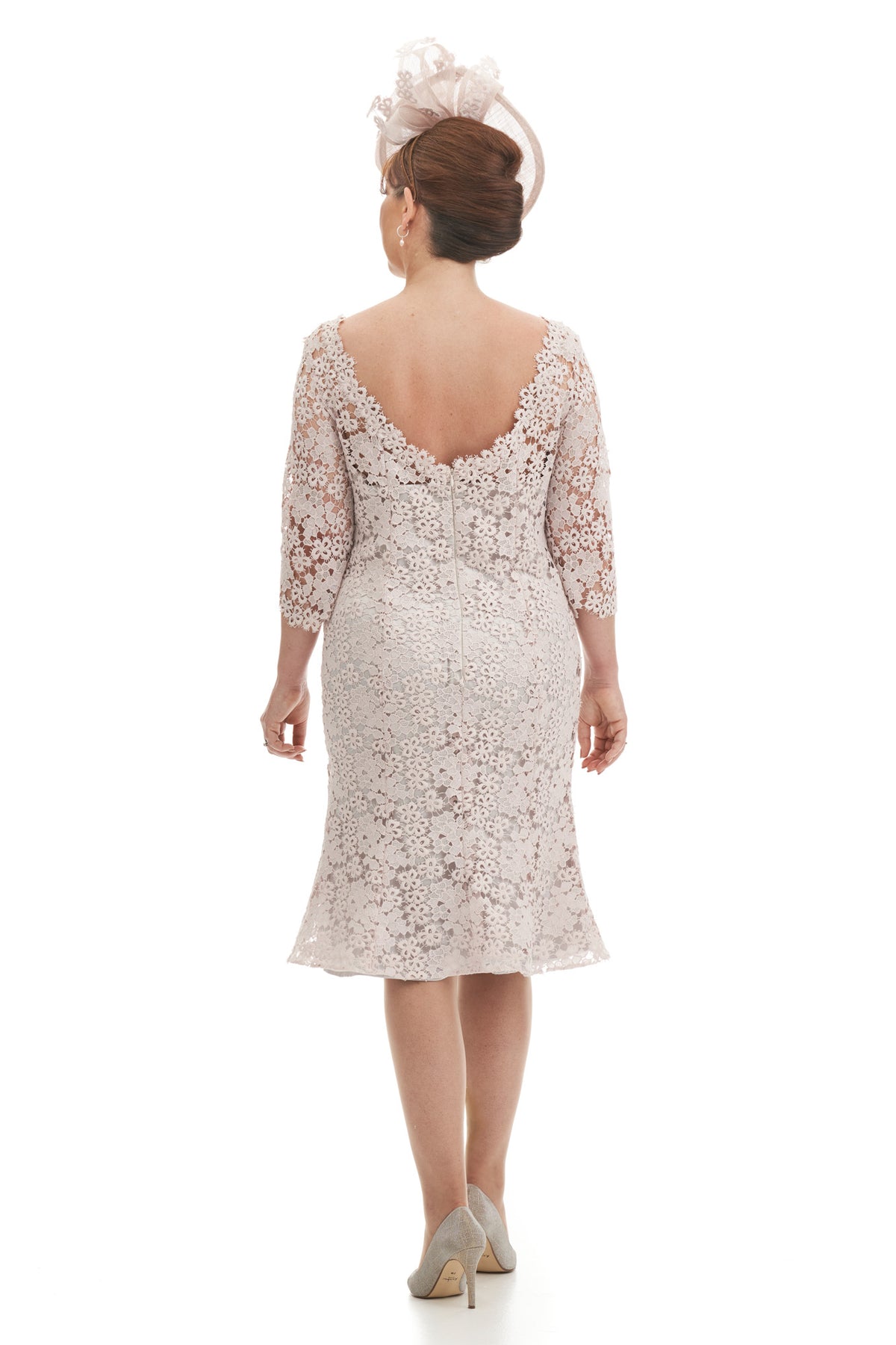 ARCHIVE SALE - Sample size 16 Guipure Lace Short Dress