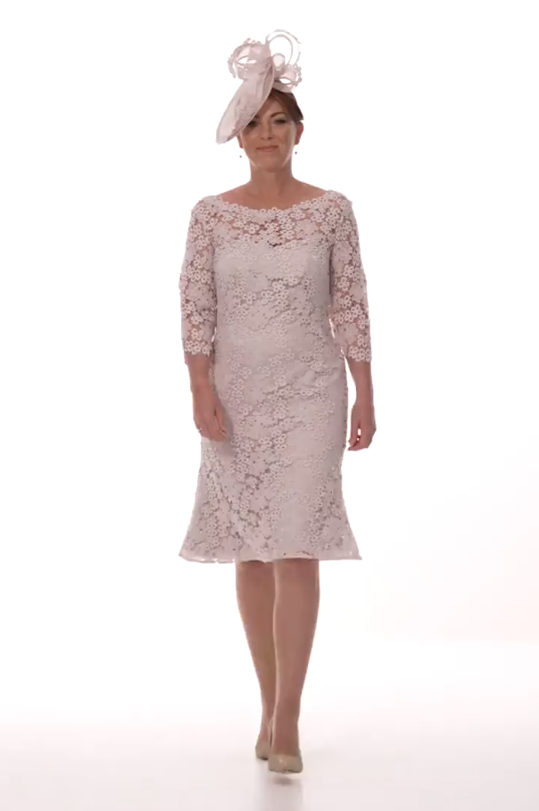 ARCHIVE SALE - Sample size 16 Guipure Lace Short Dress