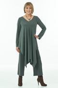 Olive Cropped Trousers