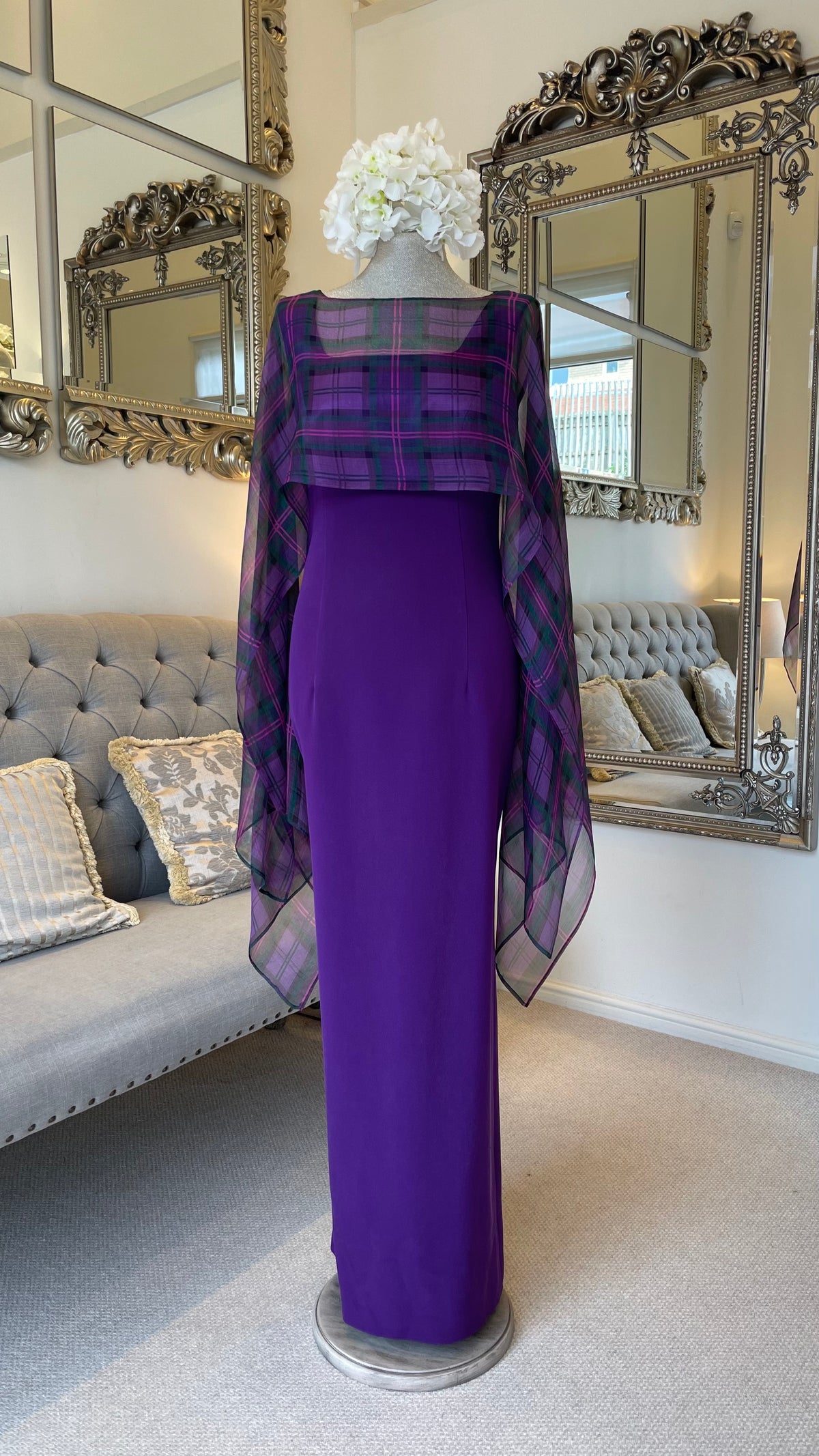 Tartan Spirit Cape Beautiful Organza Tartan