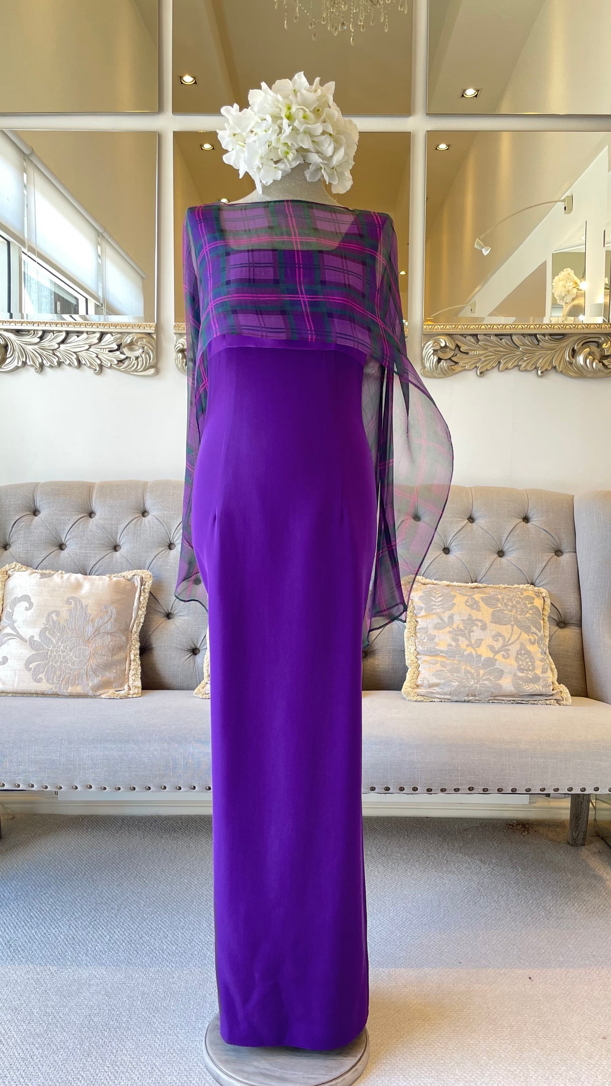 Tartan Spirit Cape Beautiful Organza Tartan