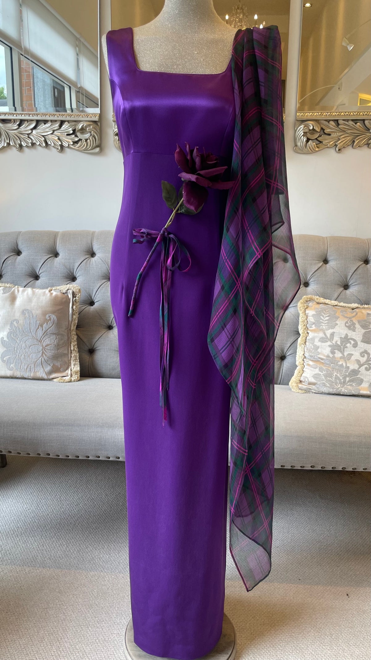Tartan Spirit Cape Beautiful Organza Tartan