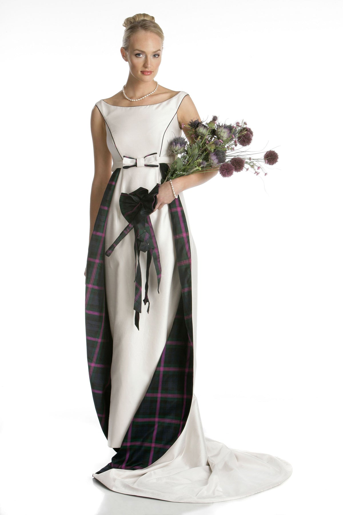 Iona Tartan Wedding Dress