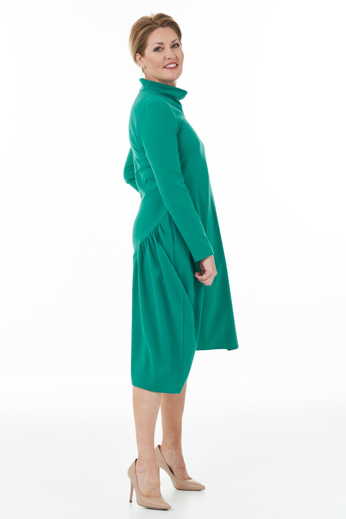 Casual Chic - Japanese Style Dress in Jade