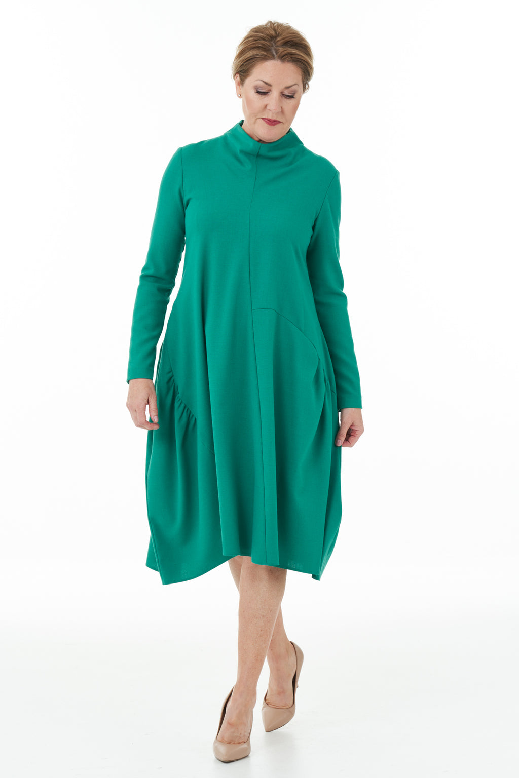 Casual Chic - Japanese Style Dress in Jade