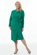 Wrap Dress in Jade