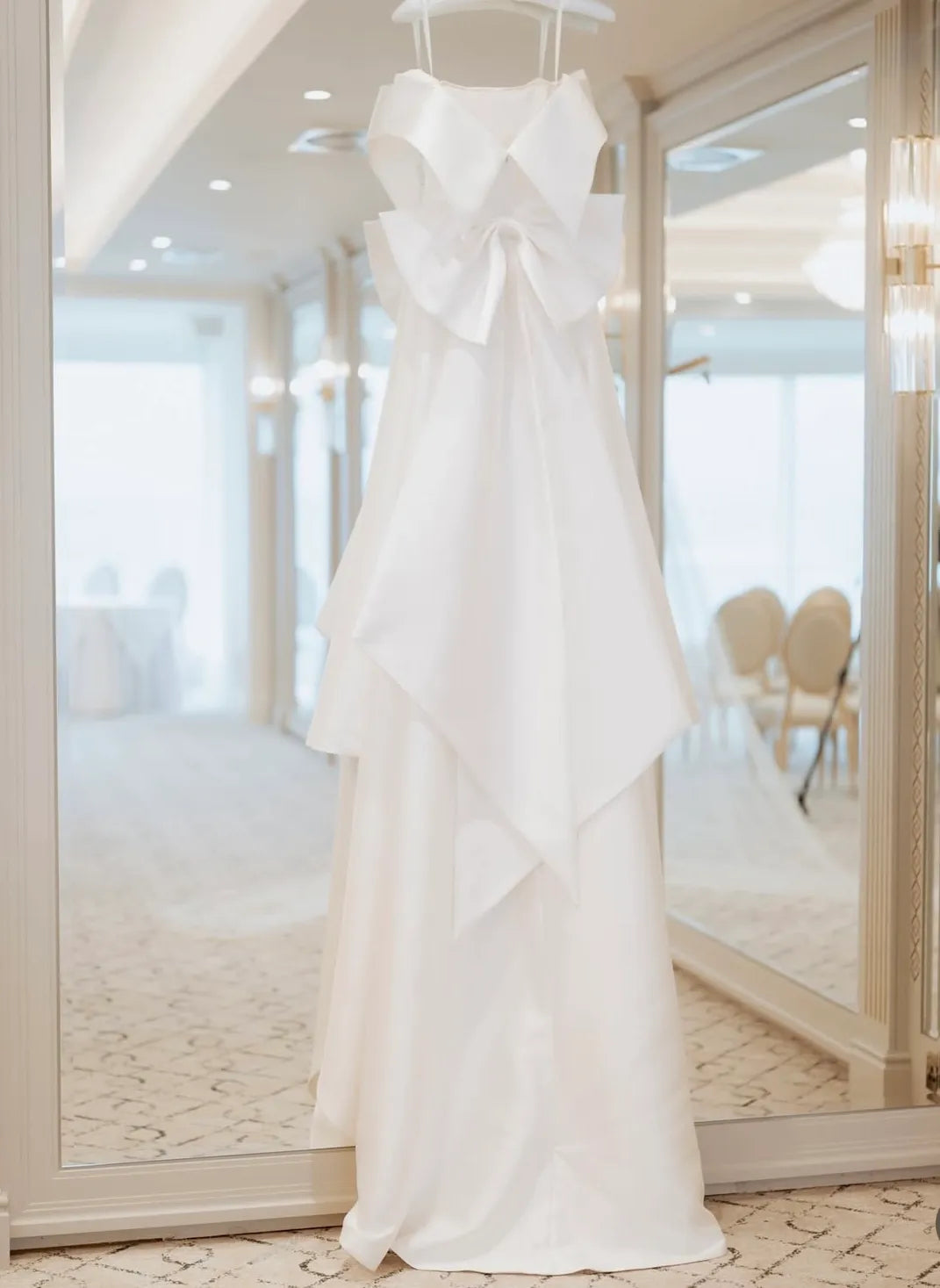 Jessica's bespoke wedding dress