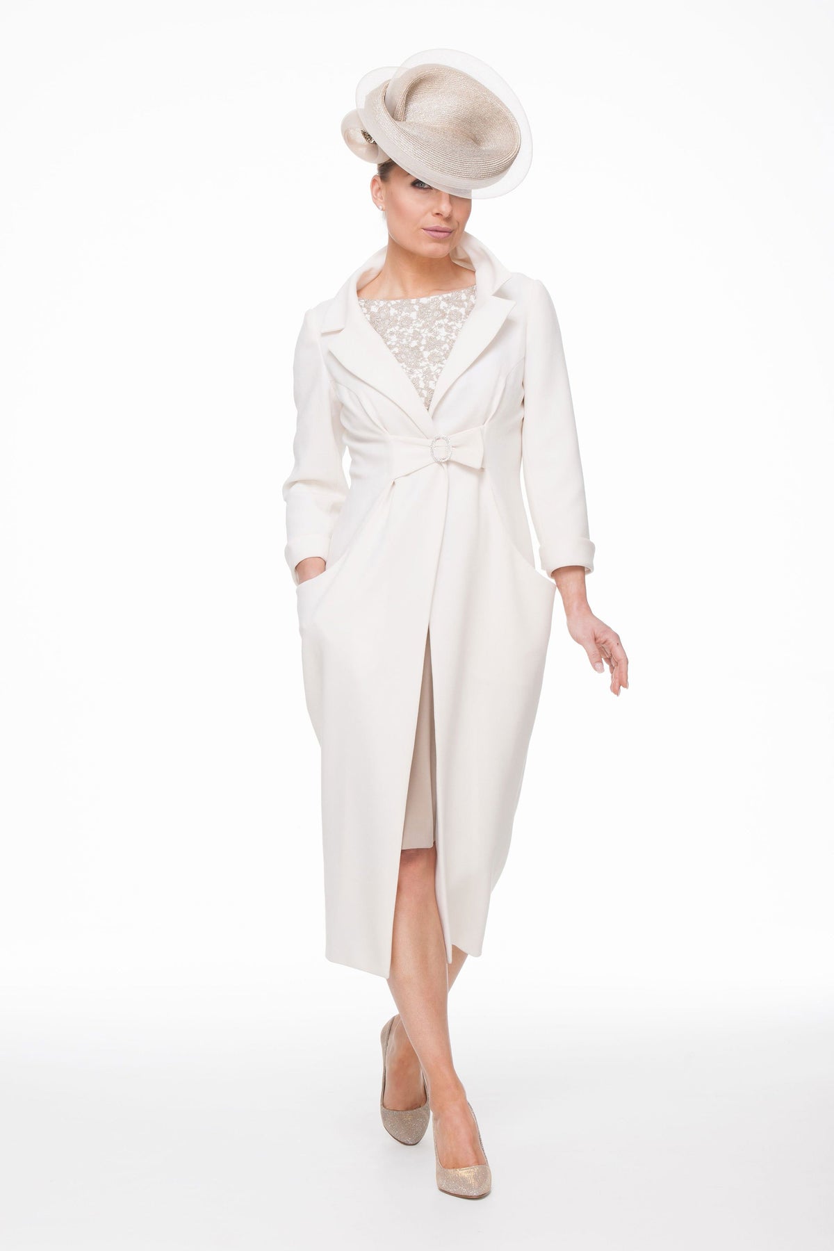 Occasion Wear - Judy Murray Wool Coat and Silk Dress