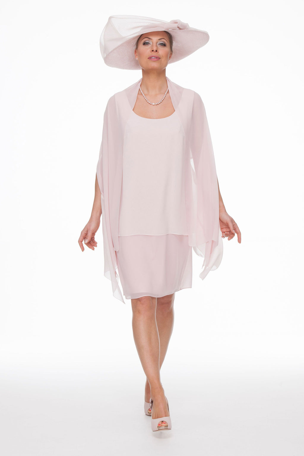 Occasion Wear - Layered Chiffon Dress and Top