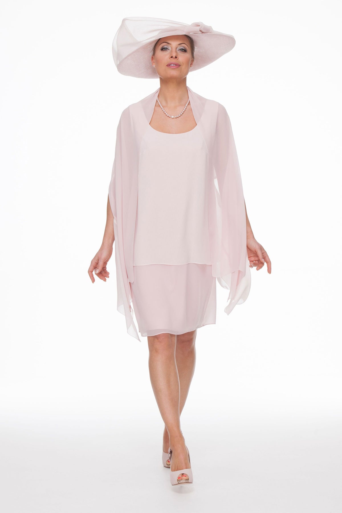 Occasion Wear - Layered Chiffon Dress and Top