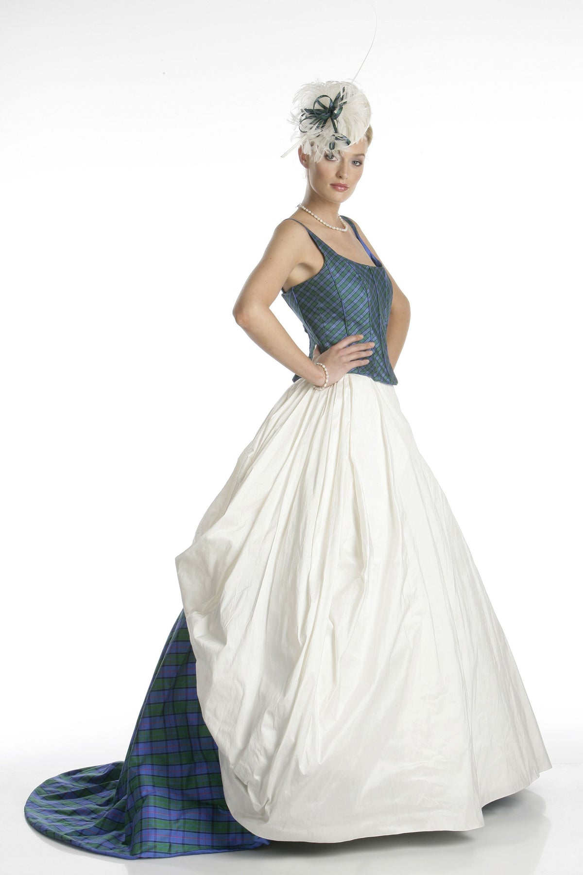 Lochdoon Tartan Wedding Dress
