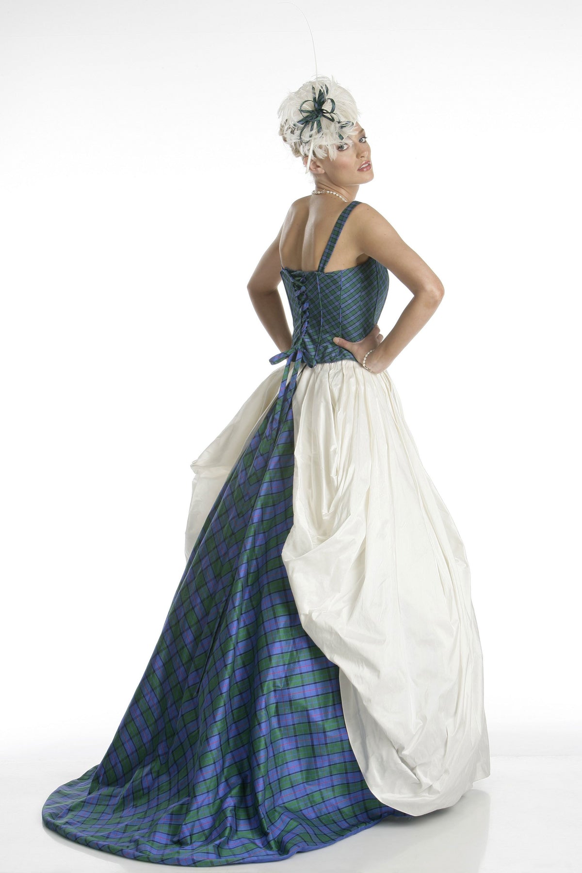 Lochdoon Tartan Wedding Dress