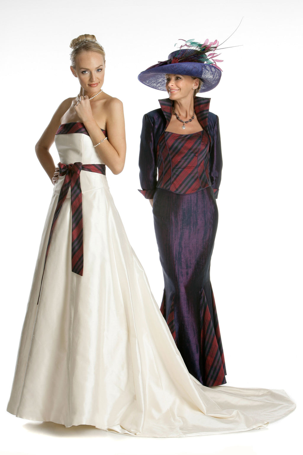 Tartan Wedding Dress - Lomond Design