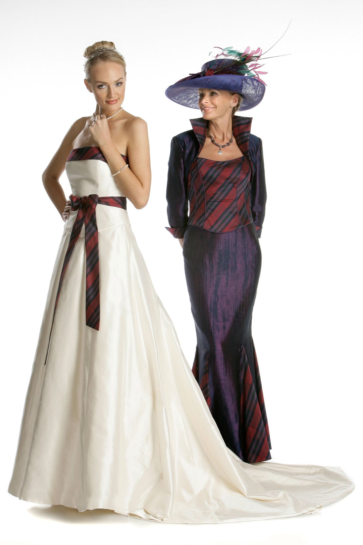 Tartan Wedding Dress - Lomond Design