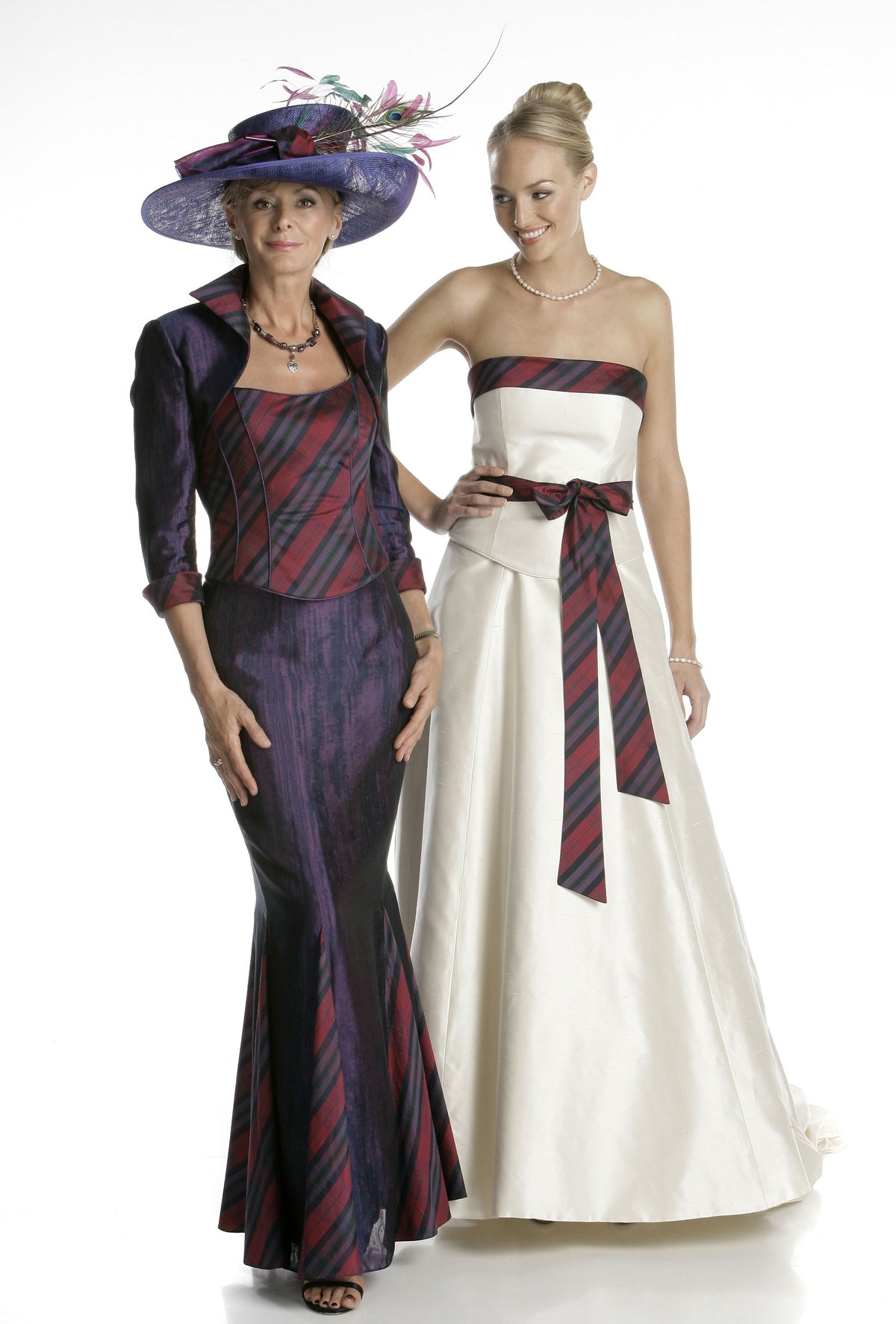 Tartan Wedding Dress - Lomond Design
