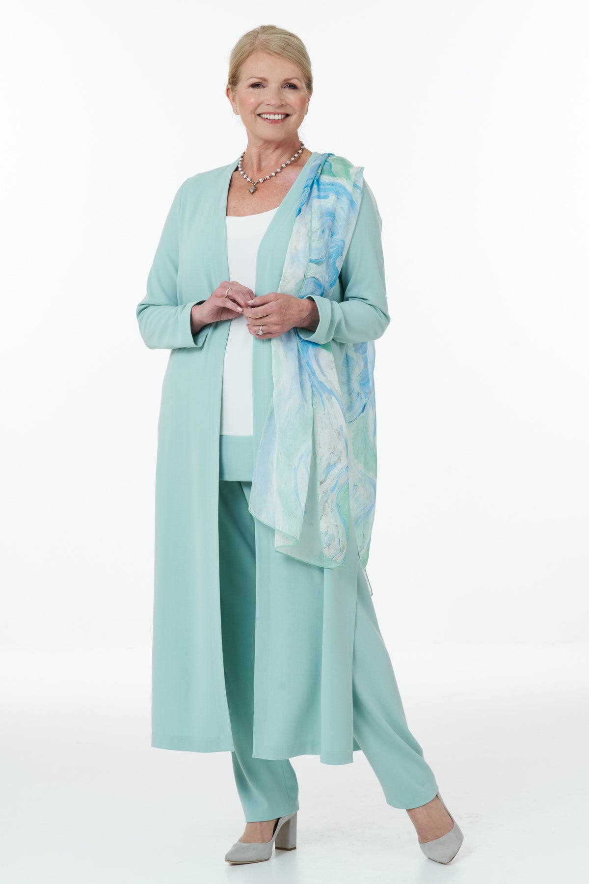 Occasion Wear - Mint Coat
