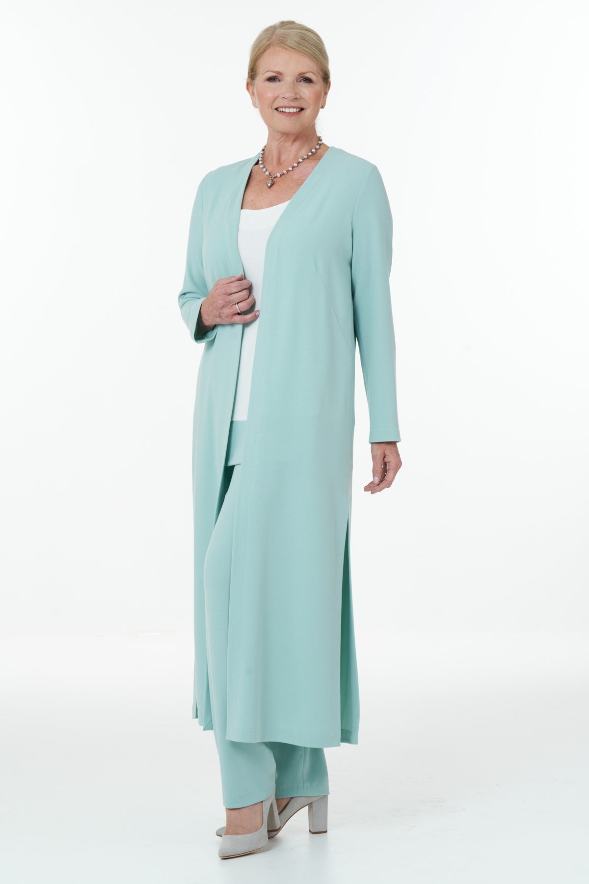 Occasion Wear - Mint Coat