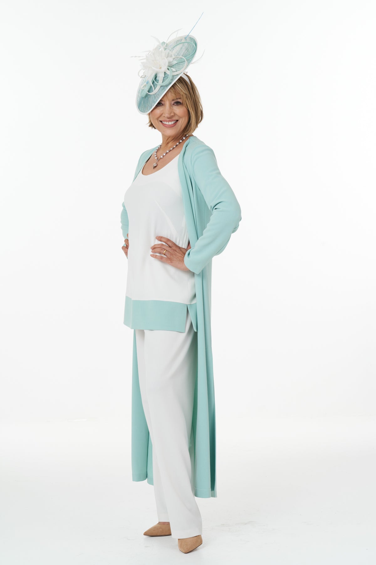 Mother of the Bride or Groom Ivory Trousers