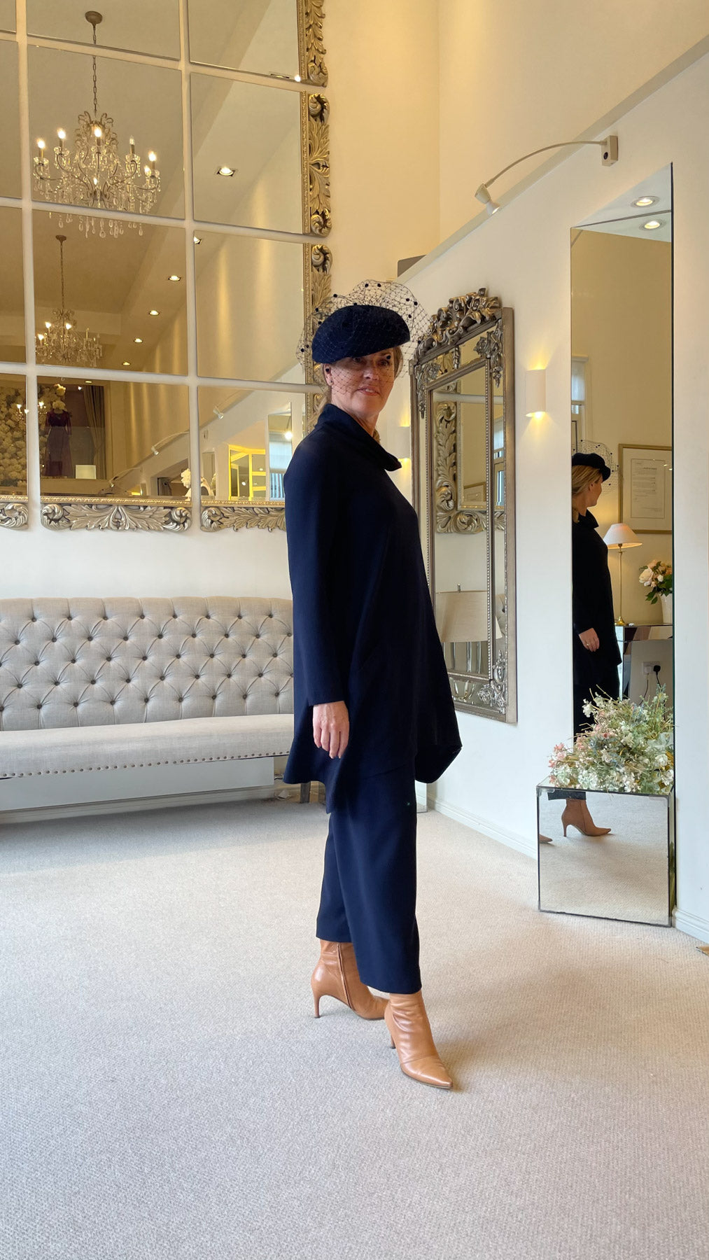 Casual Chic - Artist's Tunic in Navy
