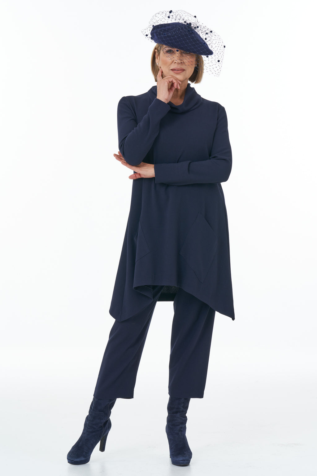 Mother of the Bride or Groom - Artist Trousers in Navy
